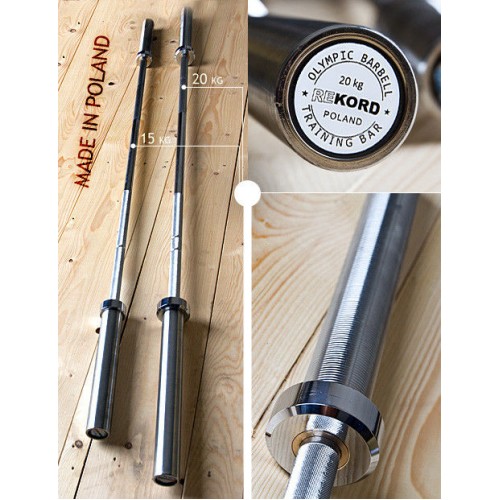 ГРИФ ОЛИМПИЙСКИЙ REKORD BARBELL PRO BLACK