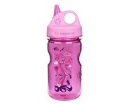Бутылка для воды детская Nalgene Grip-n-Gulp Розовая Woodland Art. 350 мл. 
