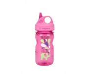 Бутылка для воды детская Nalgene Grip-n-Gulp Розовая Elephant Art. 350 мл.