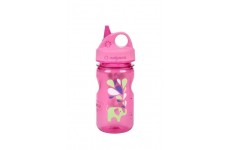 Бутылка для воды детская Nalgene Grip-n-Gulp Розовая Elephant Art. 350 мл.