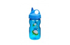 Бутылка для воды детская Nalgene Grip-n-Gulp Синяя Space Art. 350 мл.
