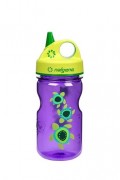 Nalgene 22656 Бутылка для воды детская Nalgene Grip-n-Gulp Фиолетовый Turtles Art. 350 мл. фото