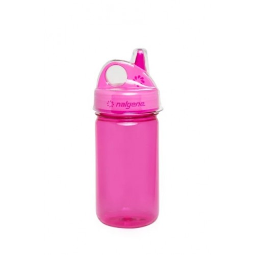 Бутылка для воды детская Nalgene Grip-n-Gulp Розовая 350 мл.