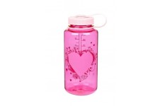 Бутылка для воды Nalgene Wide Mounth Heart Малиновая 1 л.