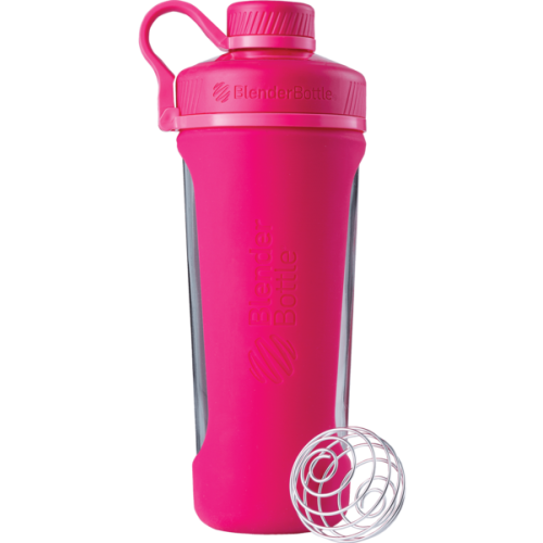 Спортивная бутылка-шейкер BlenderBottle Radian Glass Pink (Стекло) 820мл (ORIGINAL)