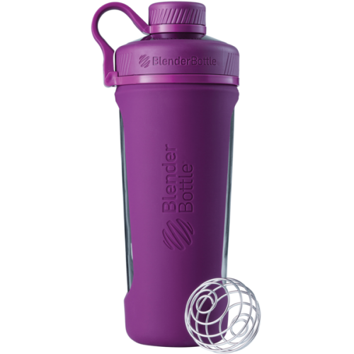 Спортивная бутылка-шейкер BlenderBottle Radian Glass Purple (Стекло) 820мл (ORIGINAL)