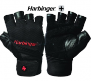 HARBINGER 25966 Перчатки для фитнеса Harbinger Men's 1140-2016 Pro WristWrap Vented фото