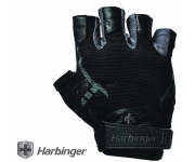 Перчатки для фитнеса Harbinger Pro 1143 Non-WristWrap Vented Cushioned Leather Palm Weightlifting Gloves