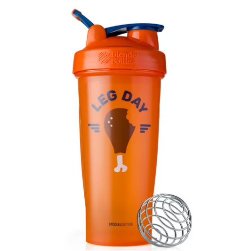 Спортивный шейкер BlenderBottle Classic Loop 820ml Special Edition Leg Day Orange (ORIGINAL)