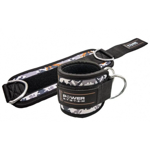 Манжеты на лодыжку Power System Ankle Strap Camo PS-3470 Grey/Black
