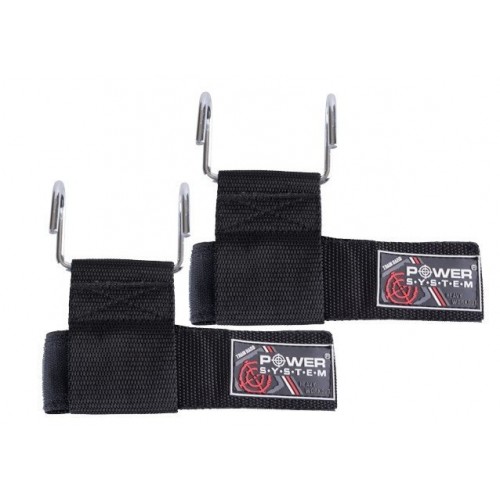 Металлические крюки для турника и тяги Power System Heavy Lifting Hooks PS-4040