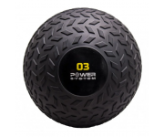 Мяч SlamBall для кросфита и фитнеса Power System PS-4114 3кг рифленый