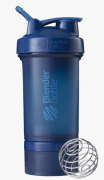 BlenderBottle 21119 Шейкер спортивный BlenderBottle ProStak 650ml с 2-мя контейнерами Navy (ORIGINAL) фото