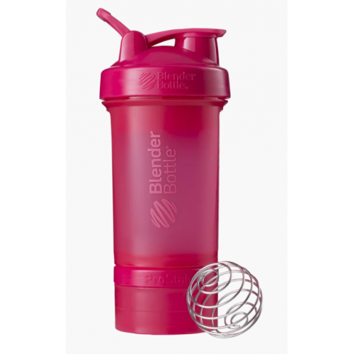 Шейкер спортивный BlenderBottle ProStak 650ml с 2-мя контейнерами Pink FL (ORIGINAL)