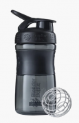 BlenderBottle 25986 Спортивная бутылка-шейкер BlenderBottle SportMixer 590ml Black (ORIGINAL) фото