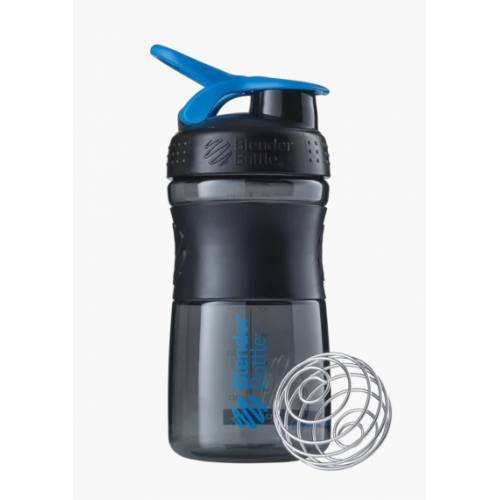 Спортивная бутылка-шейкер BlenderBottle SportMixer 590ml Black/Cyan (ORIGINAL)
