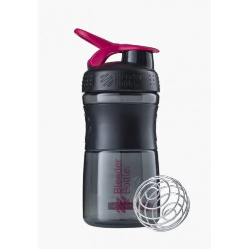 Спортивная бутылка-шейкер BlenderBottle SportMixer 590ml Black/Pink (ORIGINAL)