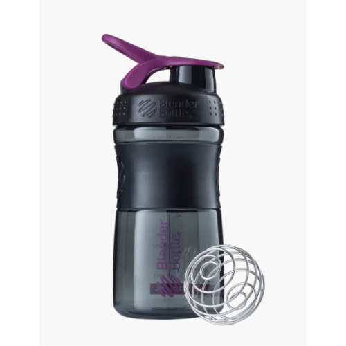 Спортивная бутылка-шейкер BlenderBottle SportMixer 590ml Black/Plum (ORIGINAL)