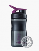 BlenderBottle 20996 Спортивная бутылка-шейкер BlenderBottle SportMixer 590ml Black/Plum (ORIGINAL) фото