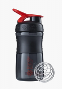 BlenderBottle 20997 Спортивная бутылка-шейкер BlenderBottle SportMixer 590ml Black/Red (ORIGINAL) фото