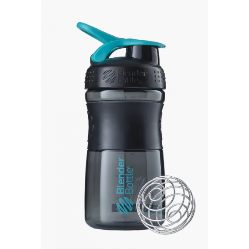 Спортивная бутылка-шейкер BlenderBottle SportMixer 590ml Black/Teal (ORIGINAL)