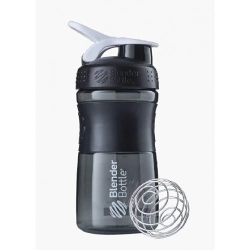 Спортивная бутылка-шейкер BlenderBottle SportMixer 590ml Black/White (ORIGINAL)