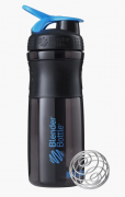 BlenderBottle 21005 Спортивная бутылка-шейкер BlenderBottle SportMixer 820ml Black/Cyan (ORIGINAL) фото