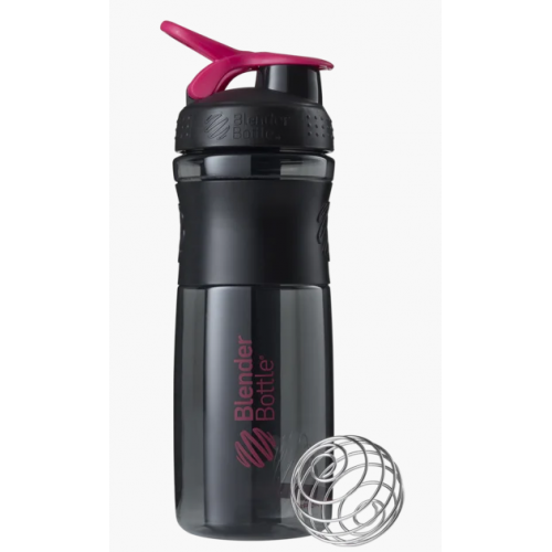 Спортивная бутылка-шейкер BlenderBottle SportMixer 820ml Black/Pink (ORIGINAL)