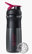 BlenderBottle 21006 Спортивная бутылка-шейкер BlenderBottle SportMixer 820ml Black/Pink (ORIGINAL) фото