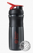 BlenderBottle 21007 Спортивная бутылка-шейкер BlenderBottle SportMixer 820ml Black/Red (ORIGINAL) фото