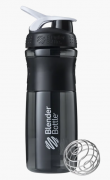 BlenderBottle 21008 Спортивная бутылка-шейкер BlenderBottle SportMixer 820ml Black/White (ORIGINAL) фото