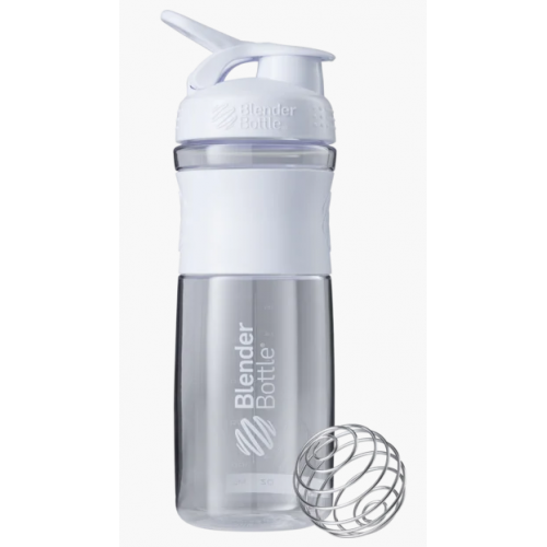 Спортивная бутылка-шейкер BlenderBottle SportMixer 820ml White (ORIGINAL)