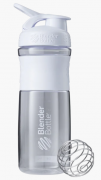BlenderBottle 21018 Спортивная бутылка-шейкер BlenderBottle SportMixer 820ml White (ORIGINAL) фото