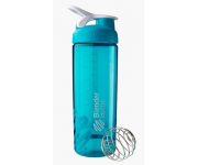 Спортивная бутылка-шейкер BlenderBottle SportMixer Sleek Promo 820ml Aqua (ORIGINAL)