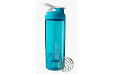 Спортивная бутылка-шейкер BlenderBottle SportMixer Sleek Promo 820ml Aqua (ORIGINAL)