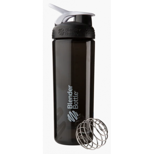 Спортивная бутылка-шейкер BlenderBottle SportMixer Sleek Promo 820ml Black (ORIGINAL)