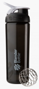 BlenderBottle 21027 Спортивная бутылка-шейкер BlenderBottle SportMixer Sleek Promo 820ml Black (ORIGINAL) фото