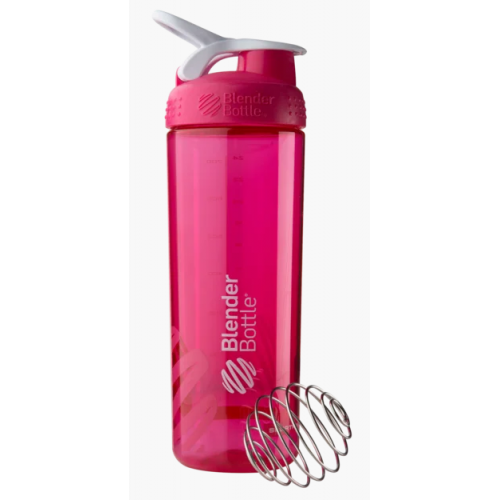 Спортивная бутылка-шейкер BlenderBottle SportMixer Sleek Promo 820ml Pink (ORIGINAL)