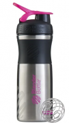 BlenderBottle 21030 Спортивная бутылка-шейкер BlenderBottle SportMixer Stainless Steel Cyan 820мл Steel Pink фото