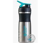 Спортивная бутылка-шейкер BlenderBottle SportMixer Stainless Steel Teal 820мл