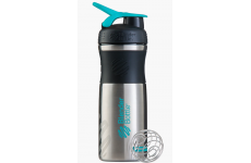 Спортивная бутылка-шейкер BlenderBottle SportMixer Stainless Steel Teal 820мл