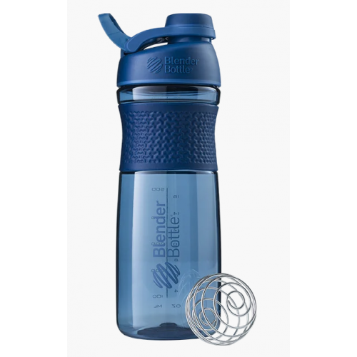 Спортивная бутылка-шейкер BlenderBottle SportMixer Twist 820ml Navy (ORIGINAL)