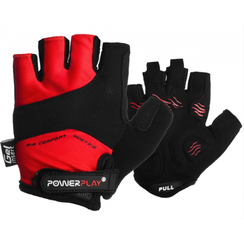 Велоперчатки PowerPlay 5013 D Красные