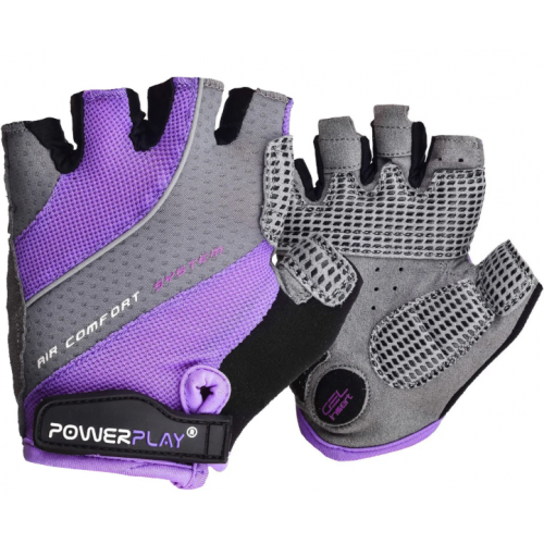 Велоперчатки PowerPlay 5023 A Фиолетовые