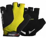 Велоперчатки PowerPlay 5028 B Черно-желтые