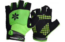 Велоперчатки PowerPlay 5284 B Зеленые
