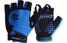 Велоперчатки PowerPlay 5284 D Голубые