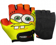 Велоперчатки PowerPlay 5473 Sponge Bob желто-оранжевые фото