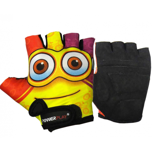 Велоперчатки PowerPlay 5473 Minion Желтые
