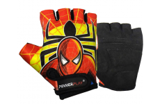 Велоперчатки PowerPlay 5473 Spiderman красно-желтые